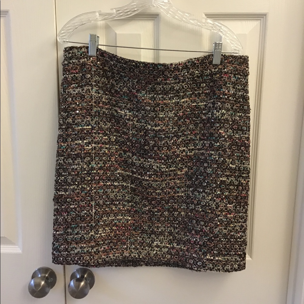 Ann Taylor Multicolored Dress Skirt